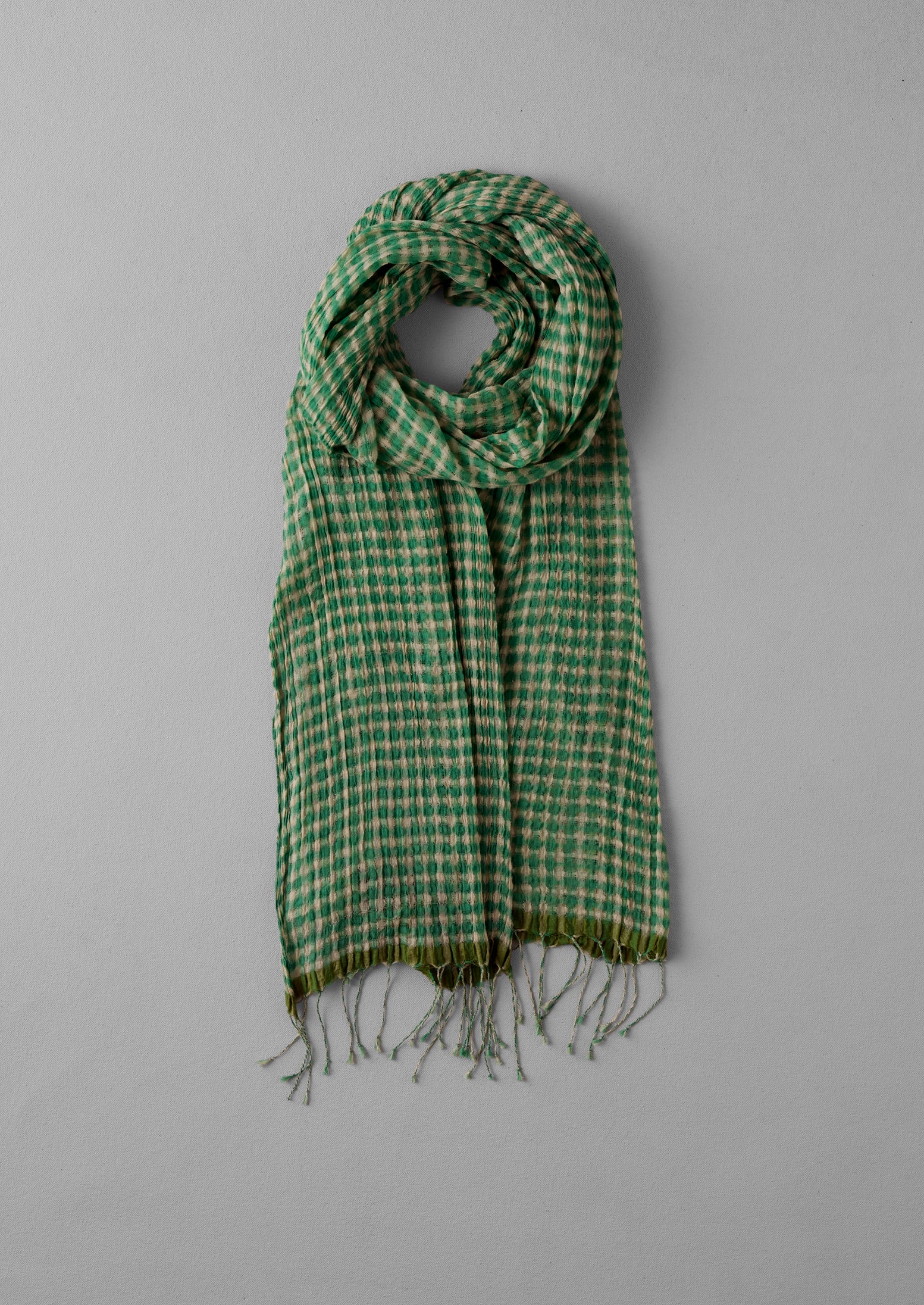 売れ筋がひ贈り物！ MASU 公式プロモーション PLAID HOOD SCARF (blue