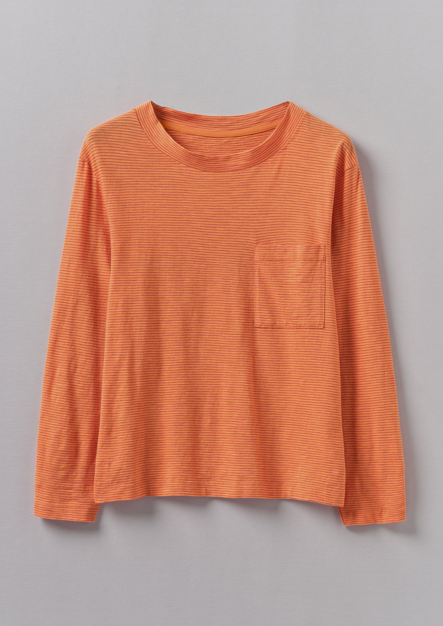 Patch Pocket Organic Cotton Tee | Coral | TOAST