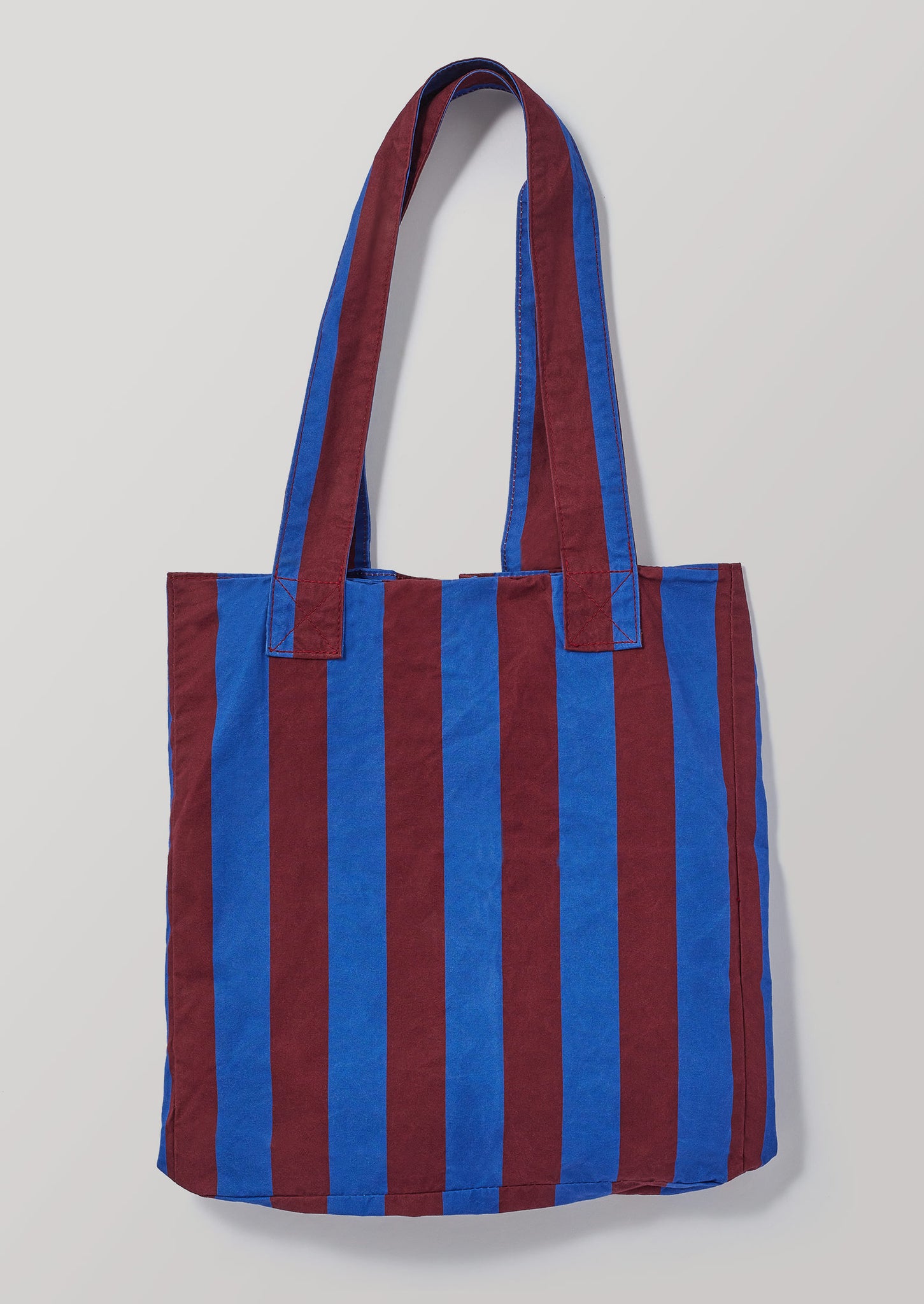 Kate Sheridan Waxed Cotton Tote | Plum/Navy | TOAST