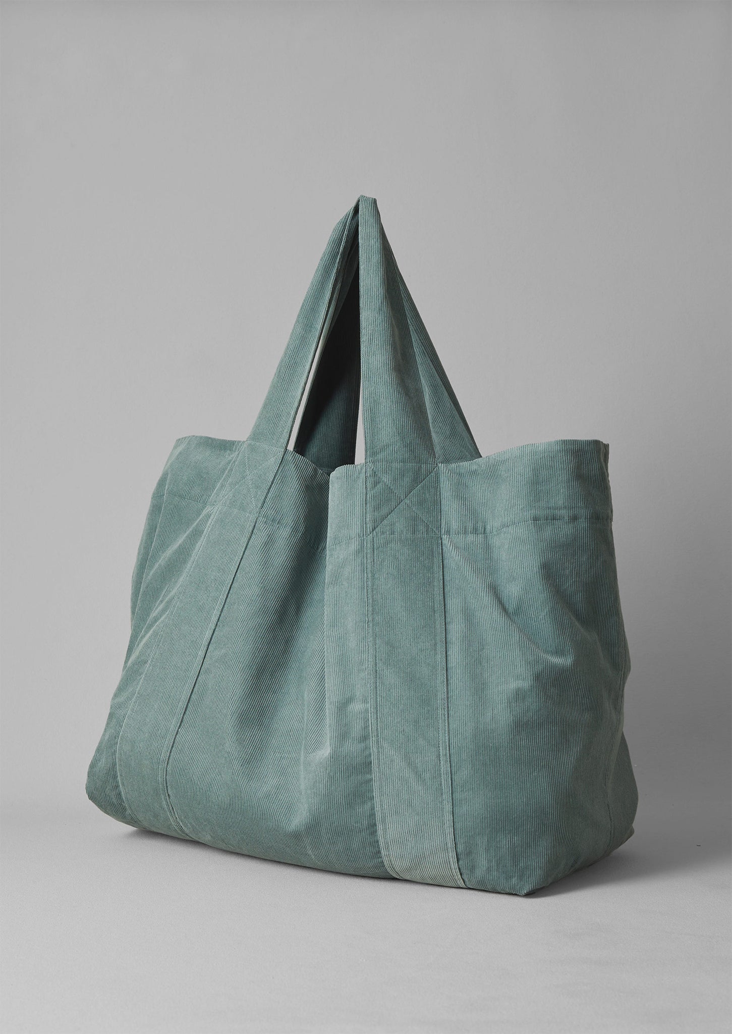 Organic Cord Lounge Bag | Dusty Blue