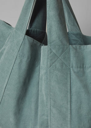 Organic Cord Lounge Bag | Dusty Blue