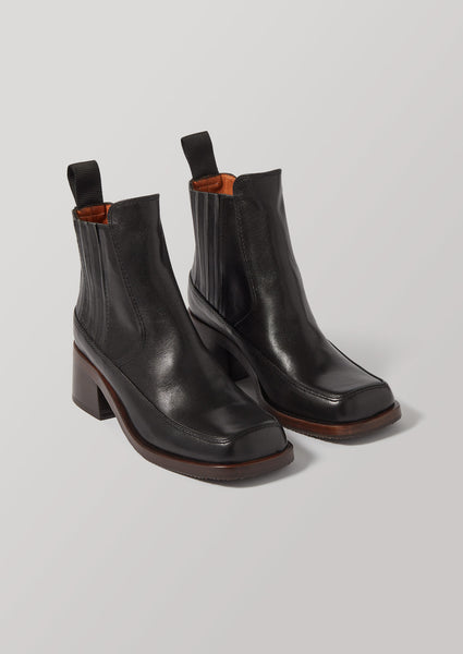 Chie Mihara Lotte Leather Boots Black TOAST