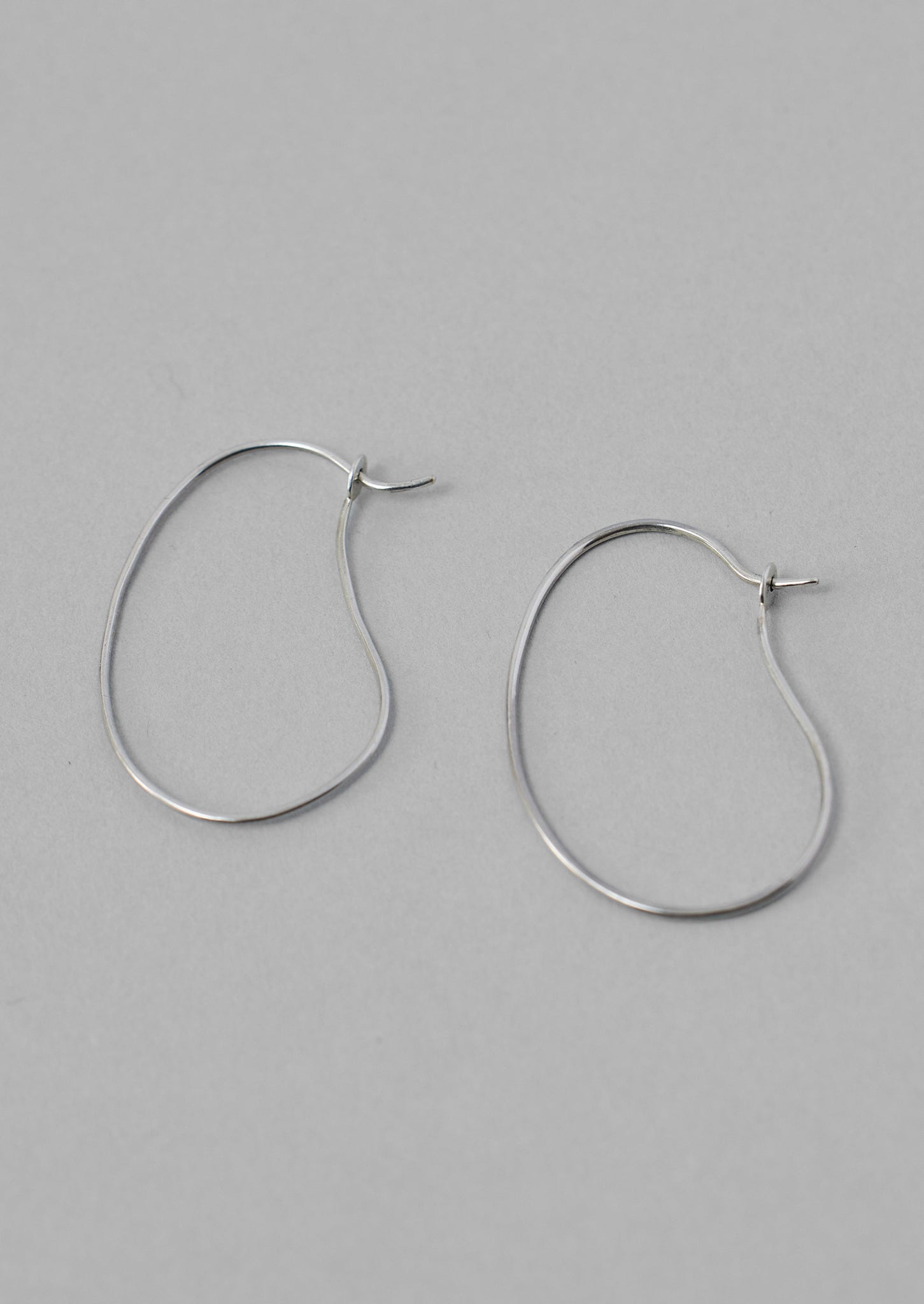 Helena Rohner Organic Hoop Earrings | Silver