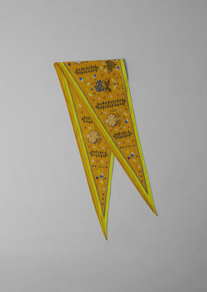 Collector Print Cotton Bandana | Ochre