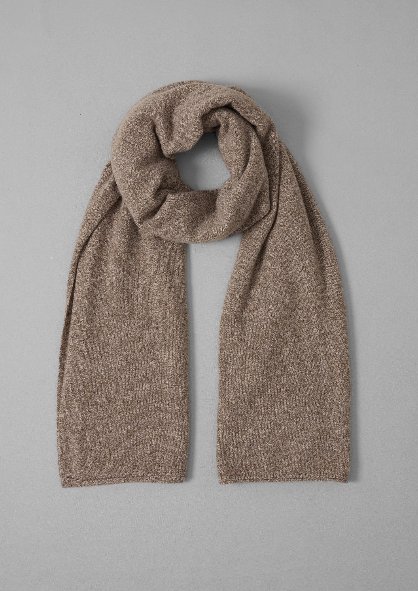 Cashmere Wool Wrap Scarf | Pebble