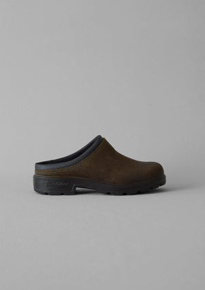 Blundstone Waxed Suede Clogs | Olive