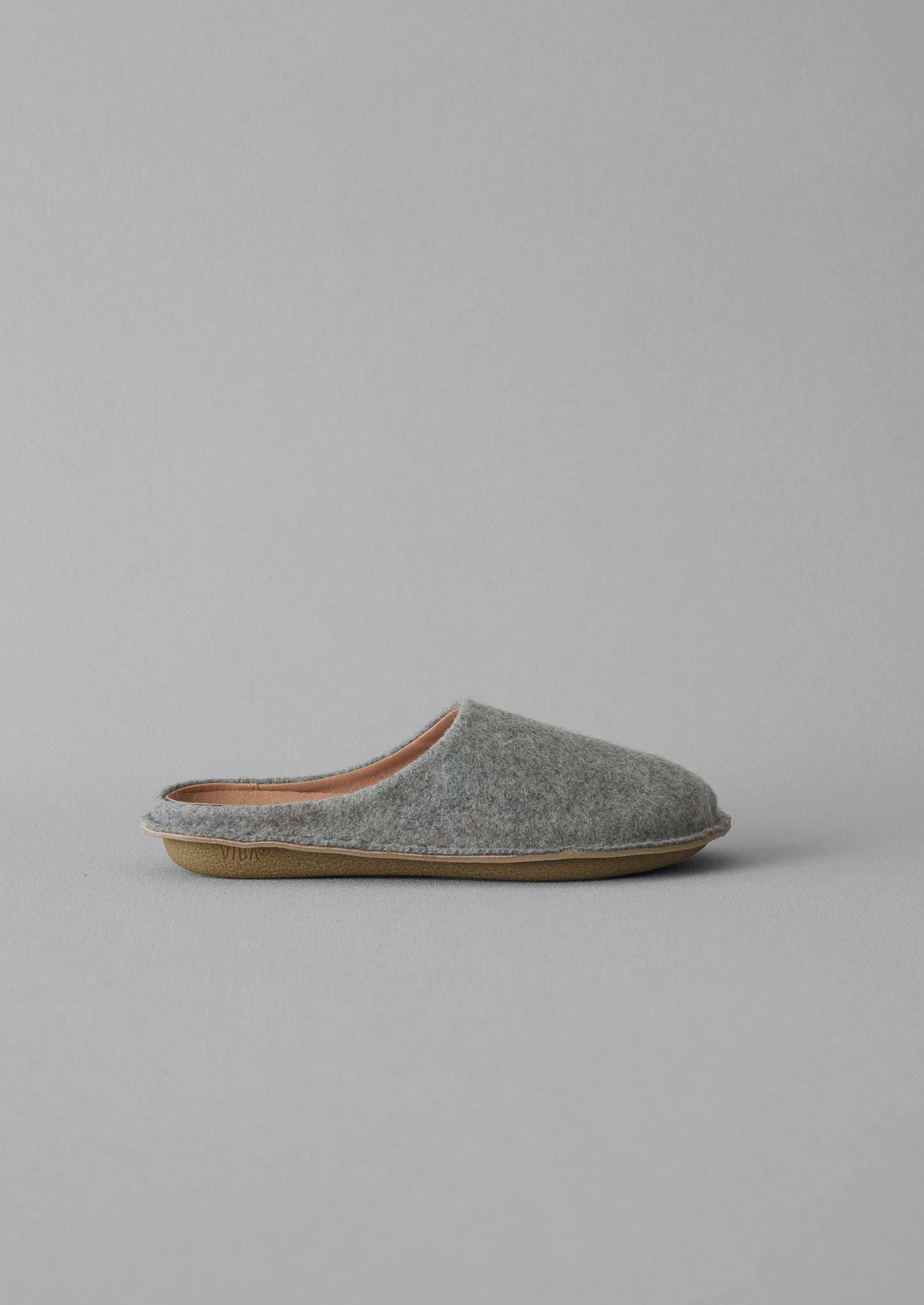 Viba Roma Felt Slippers | Grey