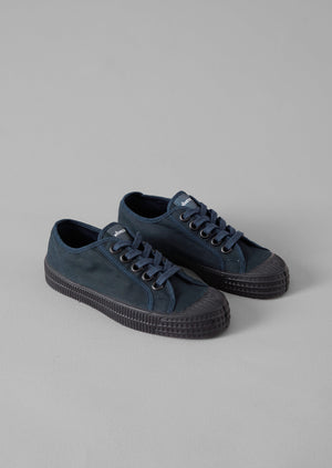 Novesta Star Master Waxed Cotton Plimsolls | Navy