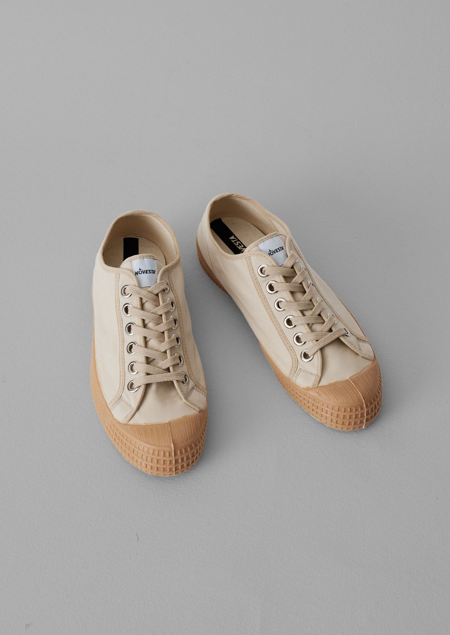 Novesta Star Master Waxed Cotton Plimsolls | Birch