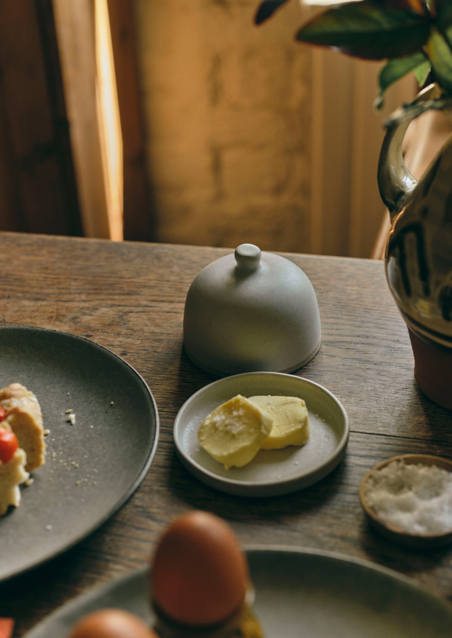 Rebecca Williams Butter Dish | Matte White