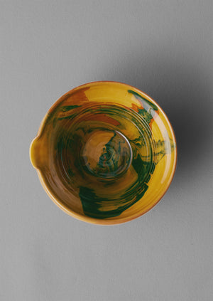 Poterie Barbotine Marbled Pouring Bowl | Honey