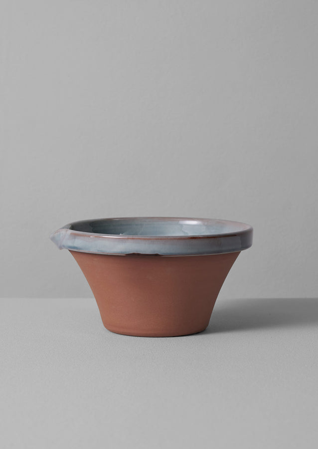 Poterie Barbotine Pouring Bowl | Opaline/Terracotta