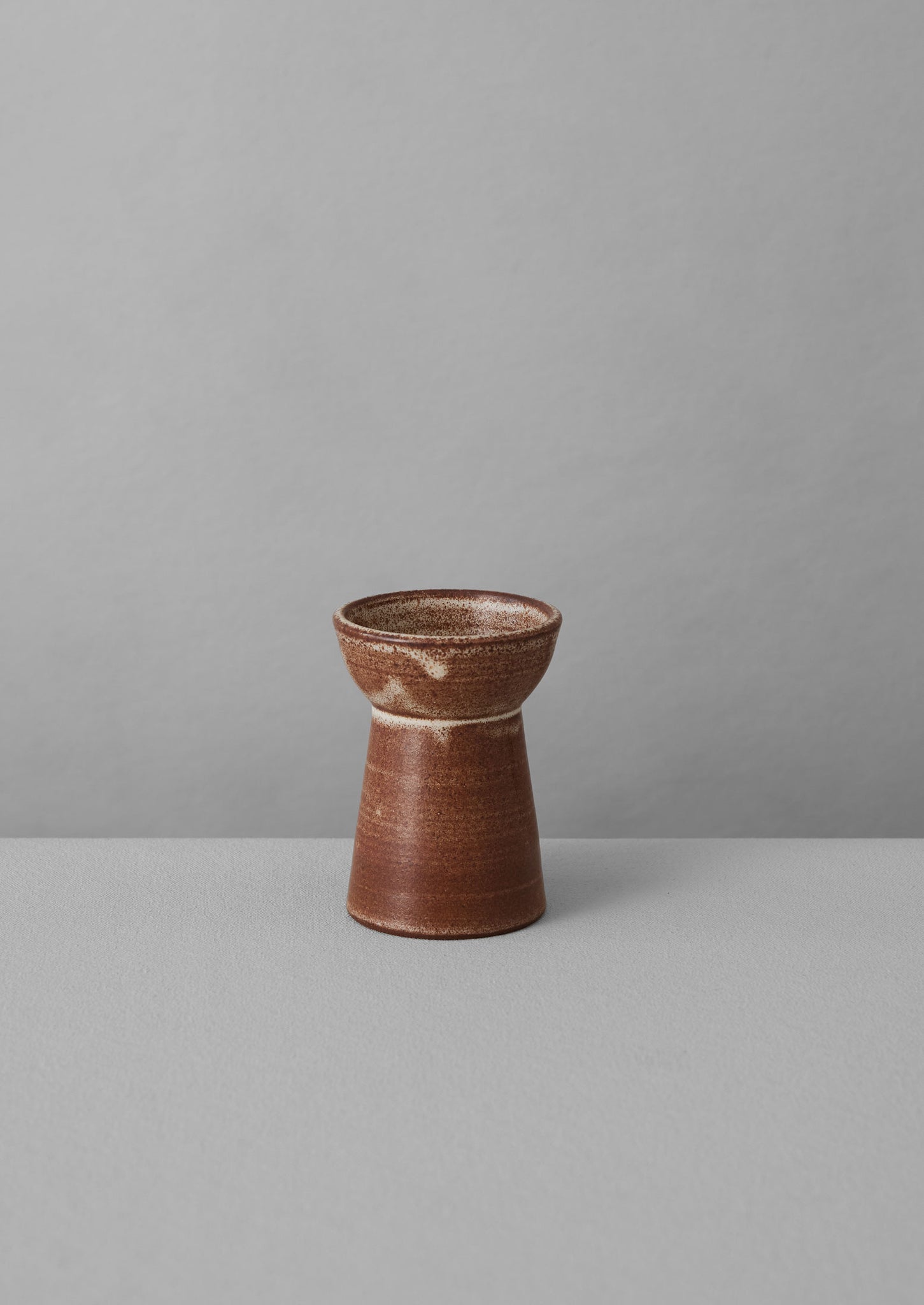 SZ Ceramics Pillar Candle Holder | Chestnut