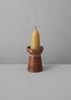 SZ Ceramics Pillar Candle Holder | Chestnut