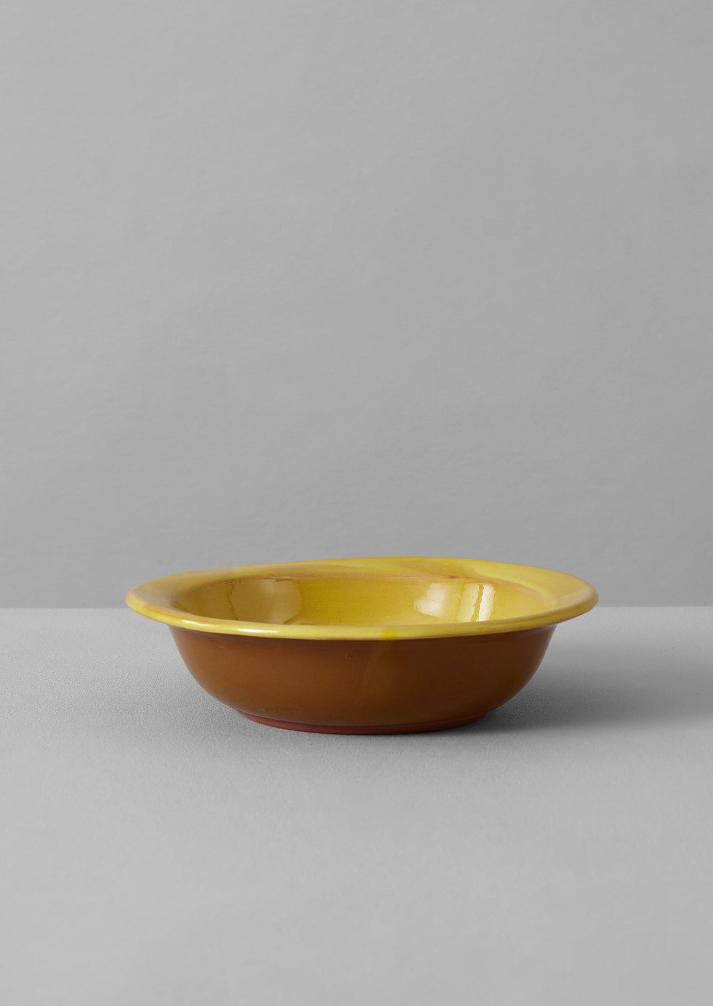 Poterie Barbotine Deep Bowl | Citrus/Terracotta