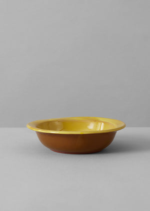 Poterie Barbotine Deep Bowl | Citrus/Terracotta