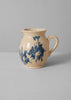 Poterie Barbotine Blue Marbled Pitcher | Cream/Blue