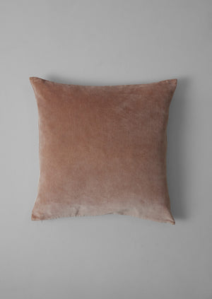 Square Velvet Cushion Cover | Hellebore/Natural