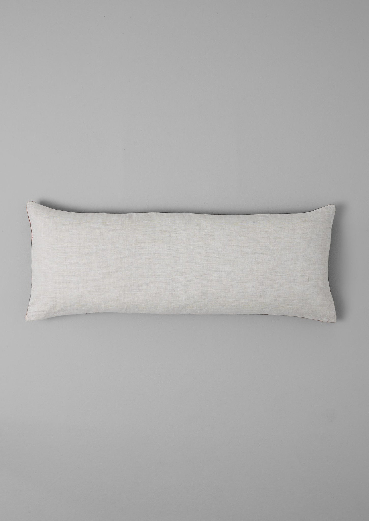 Velvet Bolster Cushion | Soft Ginger/Natural