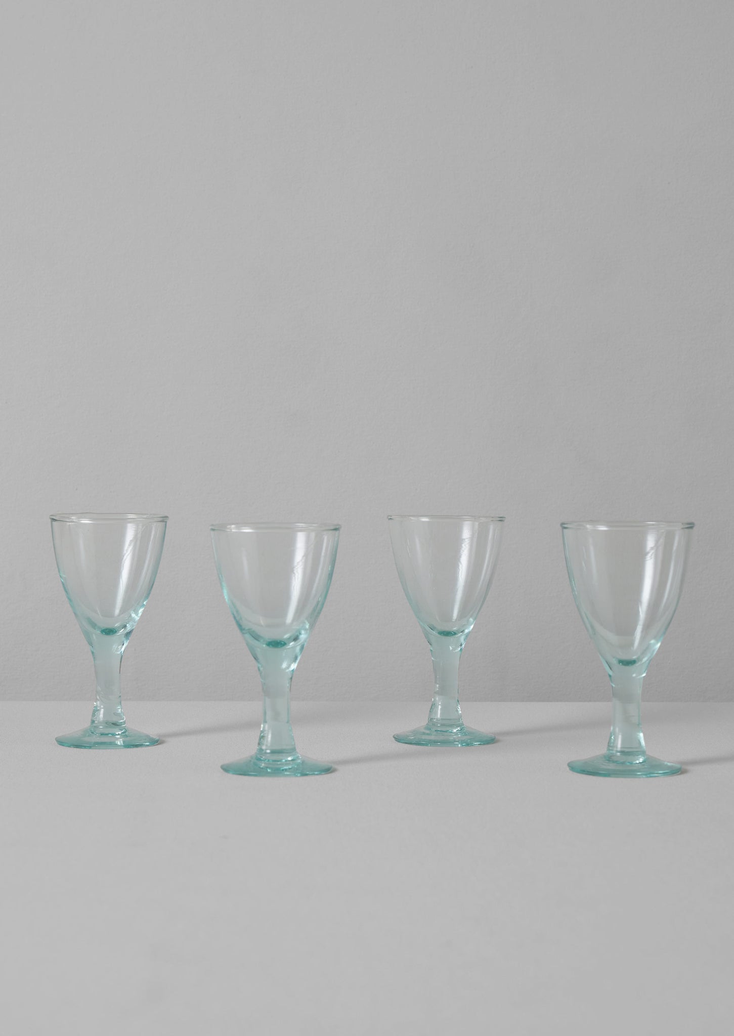 Recycled Bolivian Wine Glasses Set | Clear