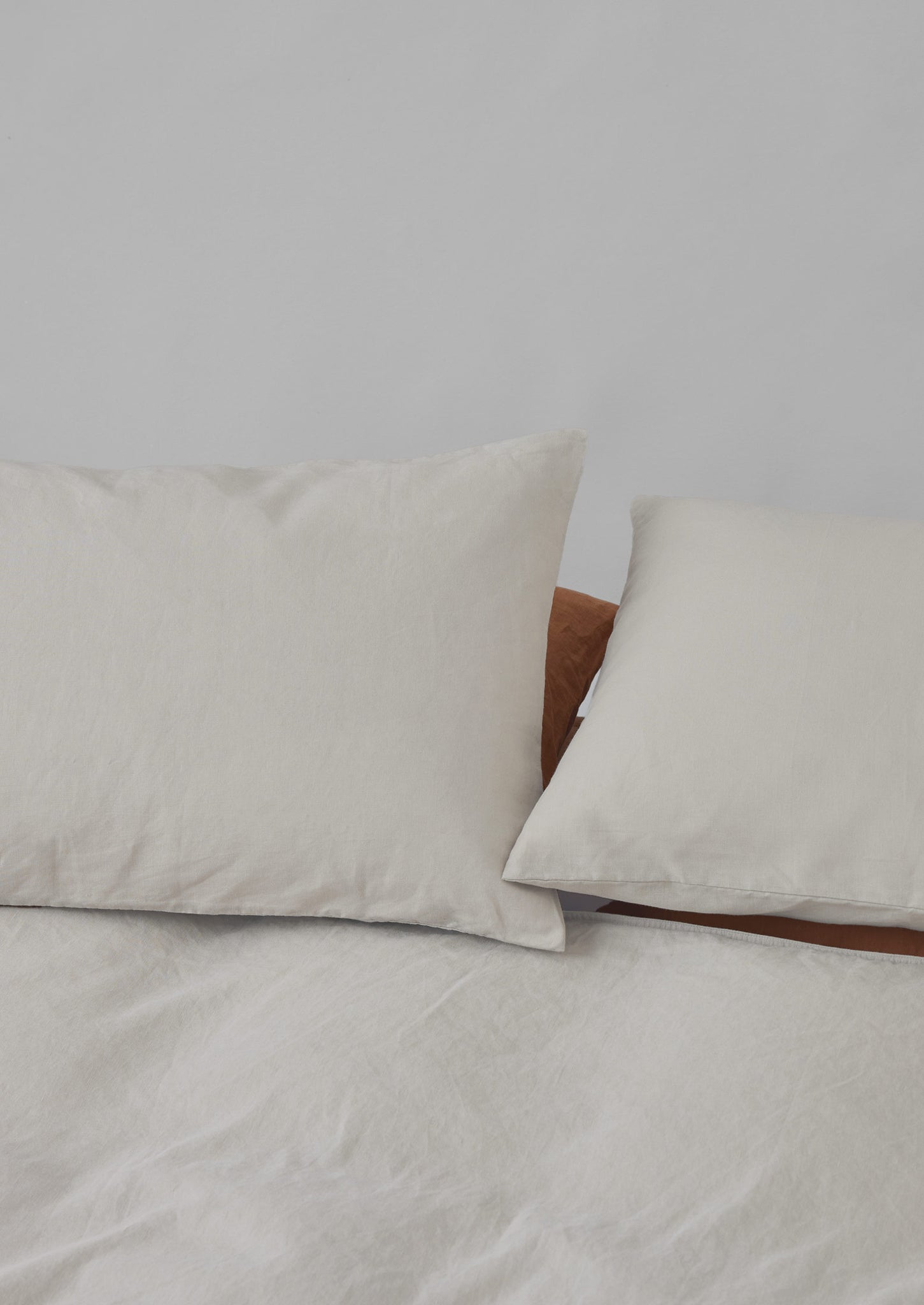 Washed Linen Cotton Housewife Pillowcase Set | Washed Sage