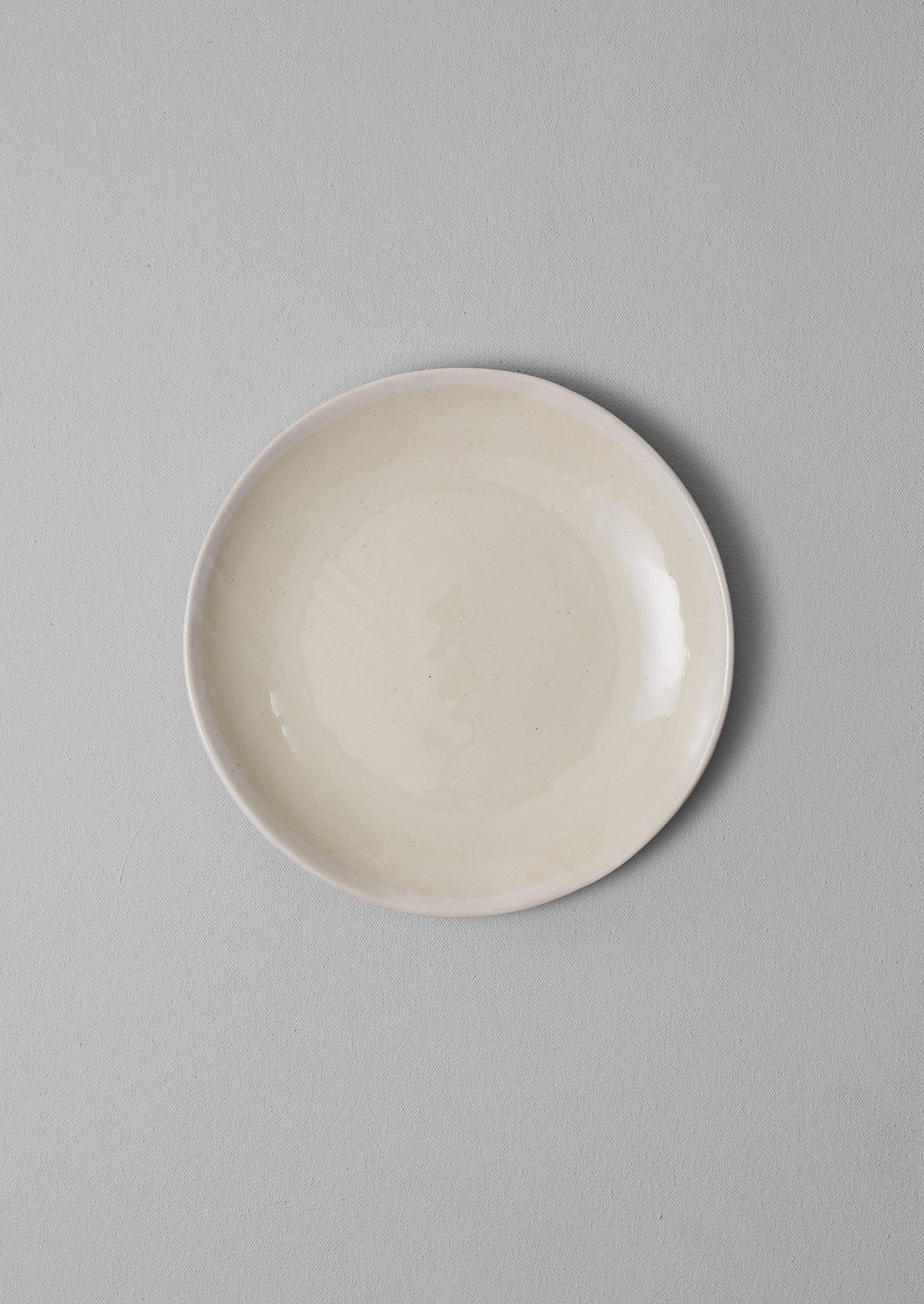 Wonki Ware White Wash Dinner Plate | Natural/White