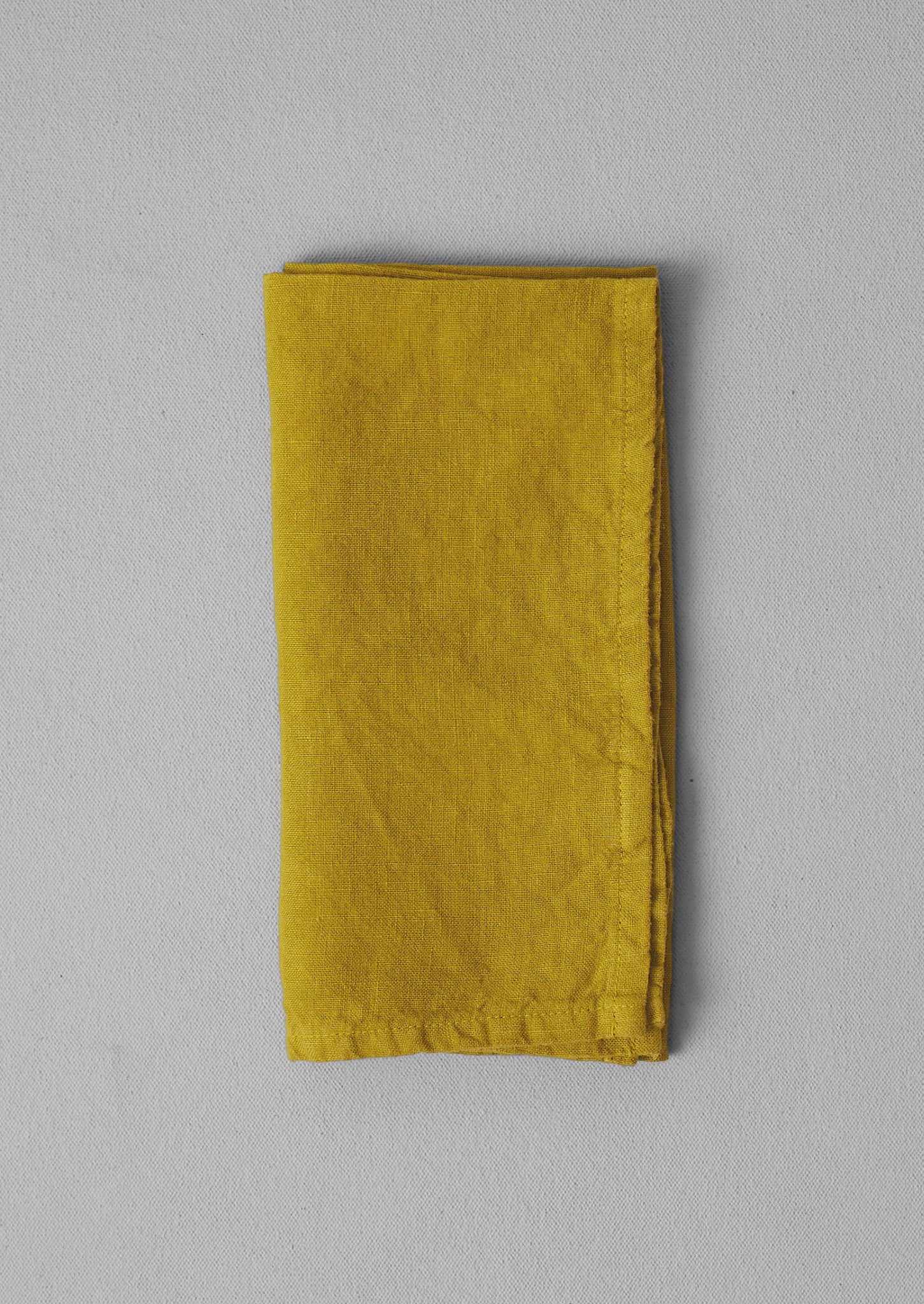 Washed Linen Napkin | Ochre