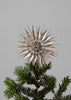 Lokta Paper Star Tree Topper | Silver/Gold