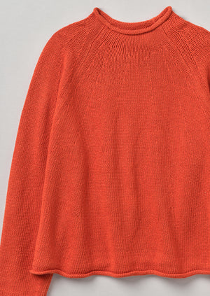 Cotton Linen Easy Sweater | Poppy | TOAST