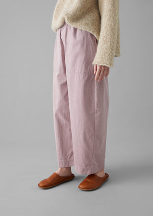 Organic Cord Barrel Leg Trousers | Wood Lilac