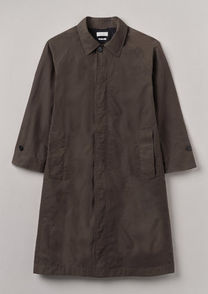 Waxed Cotton Trench Coat | Rye