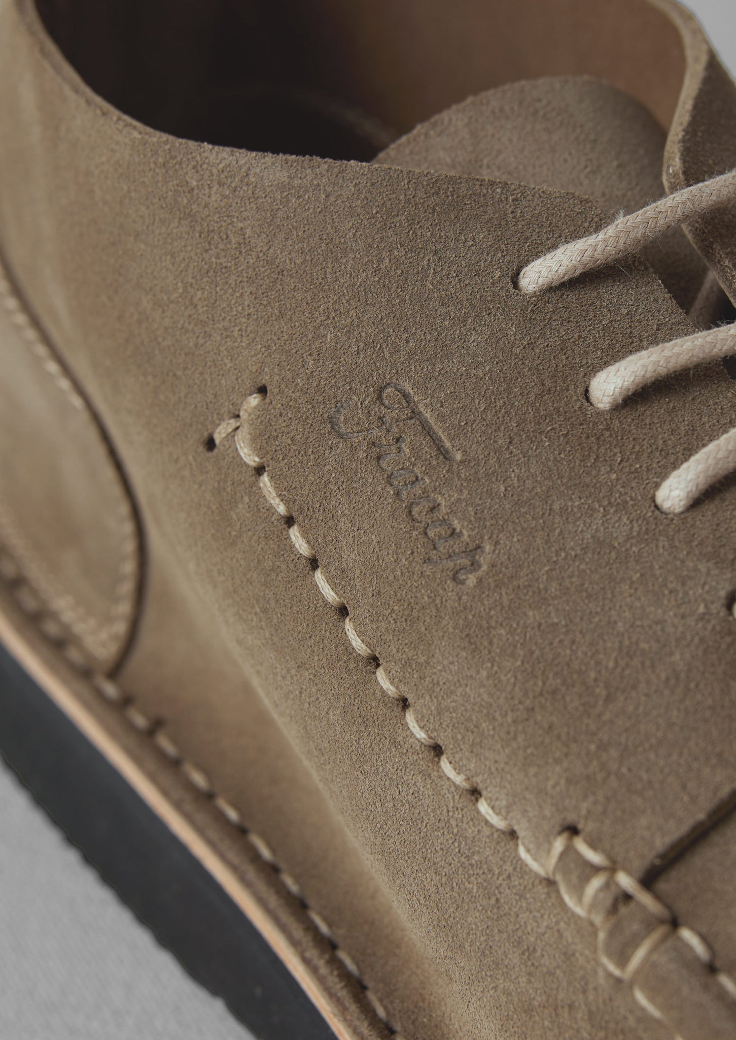 Fracap Suede Camp Shoes | Grey