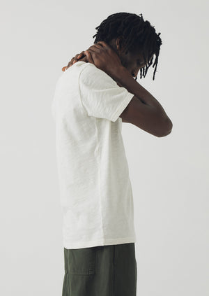 Theo Organic Cotton Short Sleeve Tee | Chalk