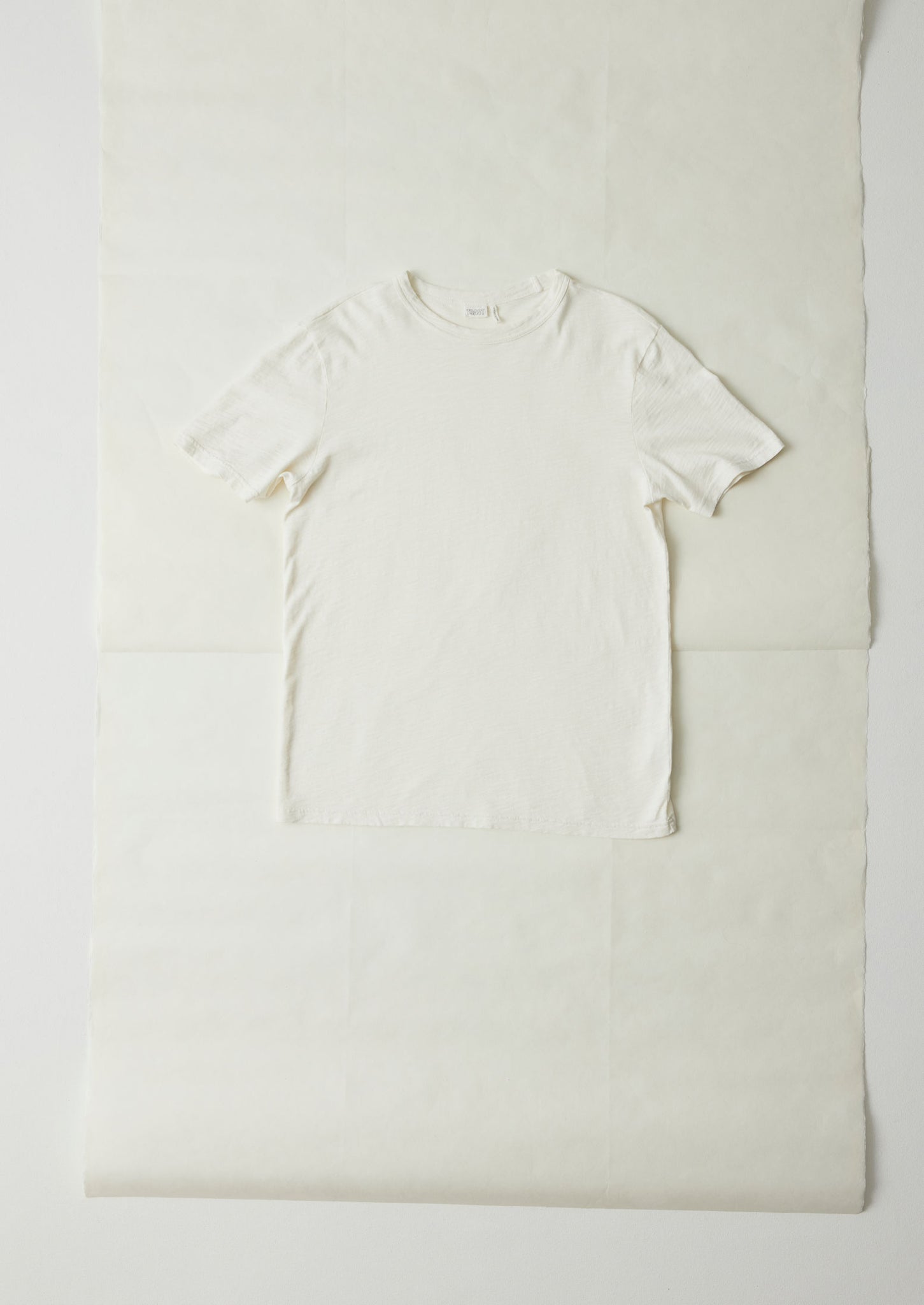 Theo Organic Cotton Short Sleeve Tee | Chalk