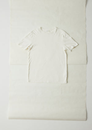 Theo Organic Cotton Short Sleeve Tee | Chalk