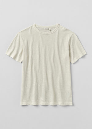 Theo Organic Cotton Short Sleeve Tee | Chalk