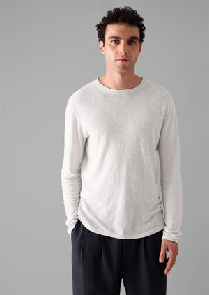 Frank Cotton Long Sleeve Tee | Chalk