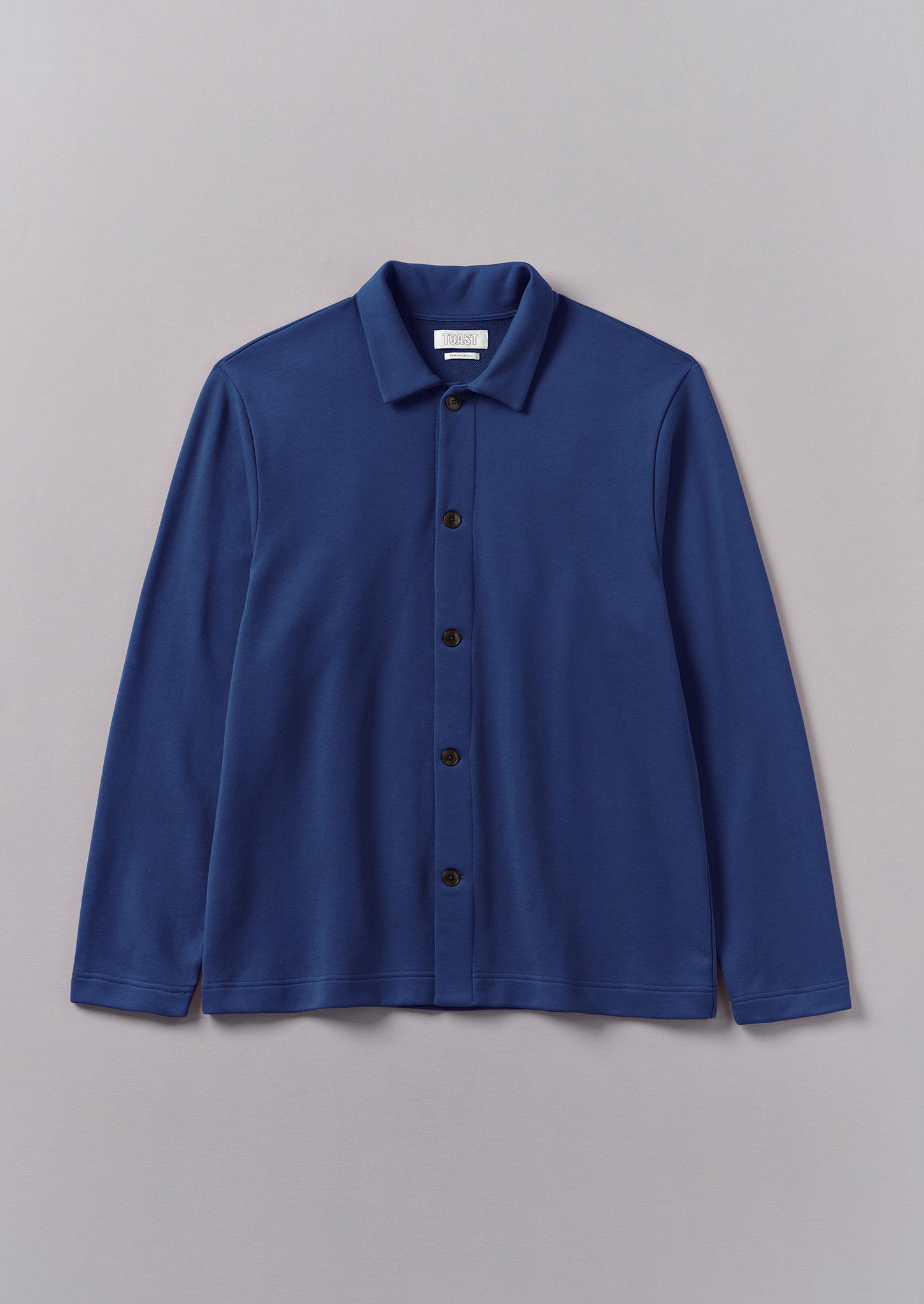 Loopback Organic Cotton Jersey Shirt | Workwear Blue