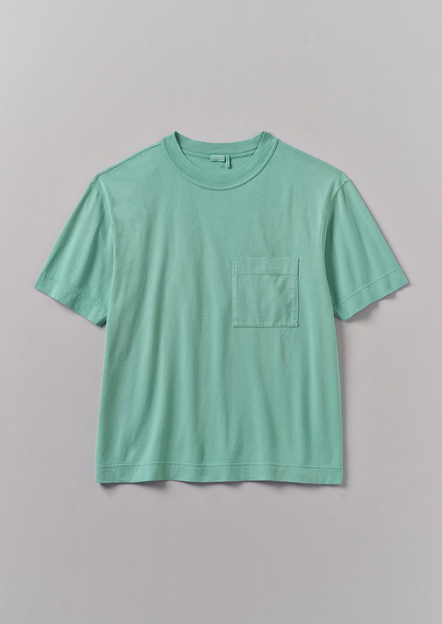 Reactive Dyed Cotton Tee | Celadon Green