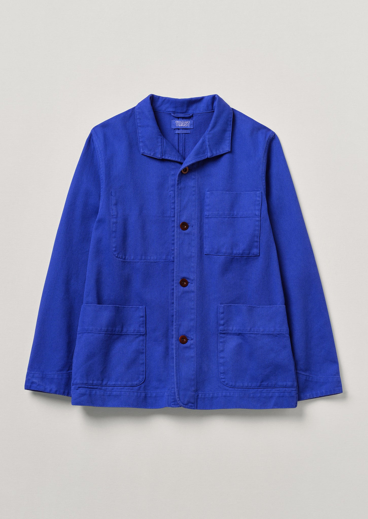 Monty Organic Cotton Drill Jacket | Cobalt | TOAST