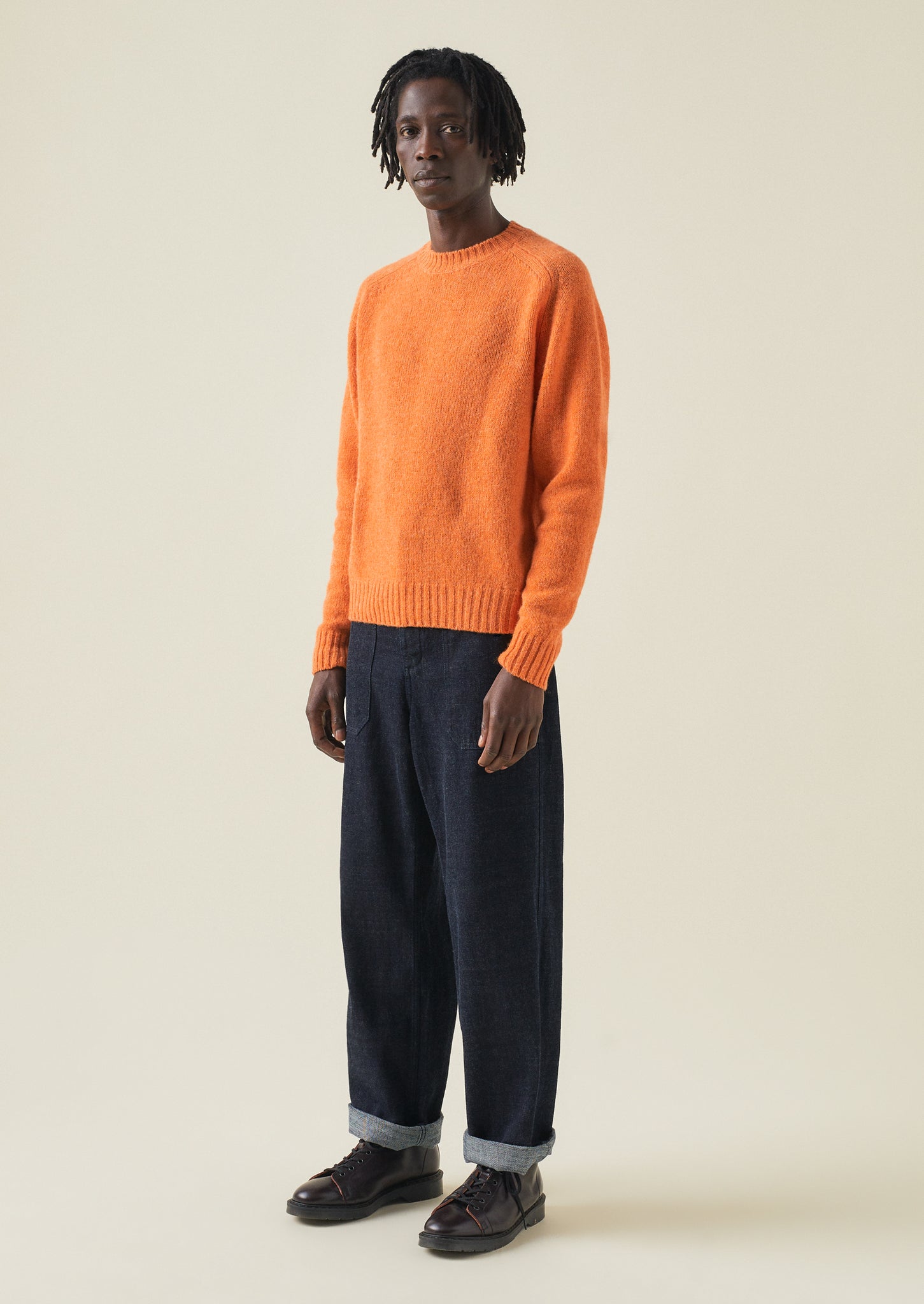 Crew Neck Wool Sweater | Clementine