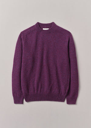 Wool Crew Neck Sweater | Amethyst