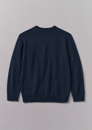 Seamless Wool Cashmere Sweater Midnight TOAST