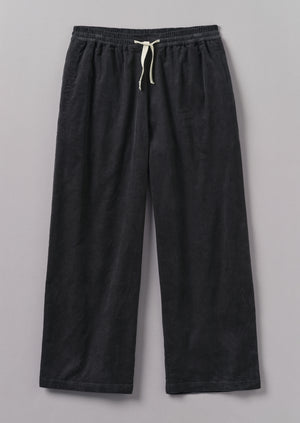 Soft Organic Cord Lounge Trousers | Charcoal