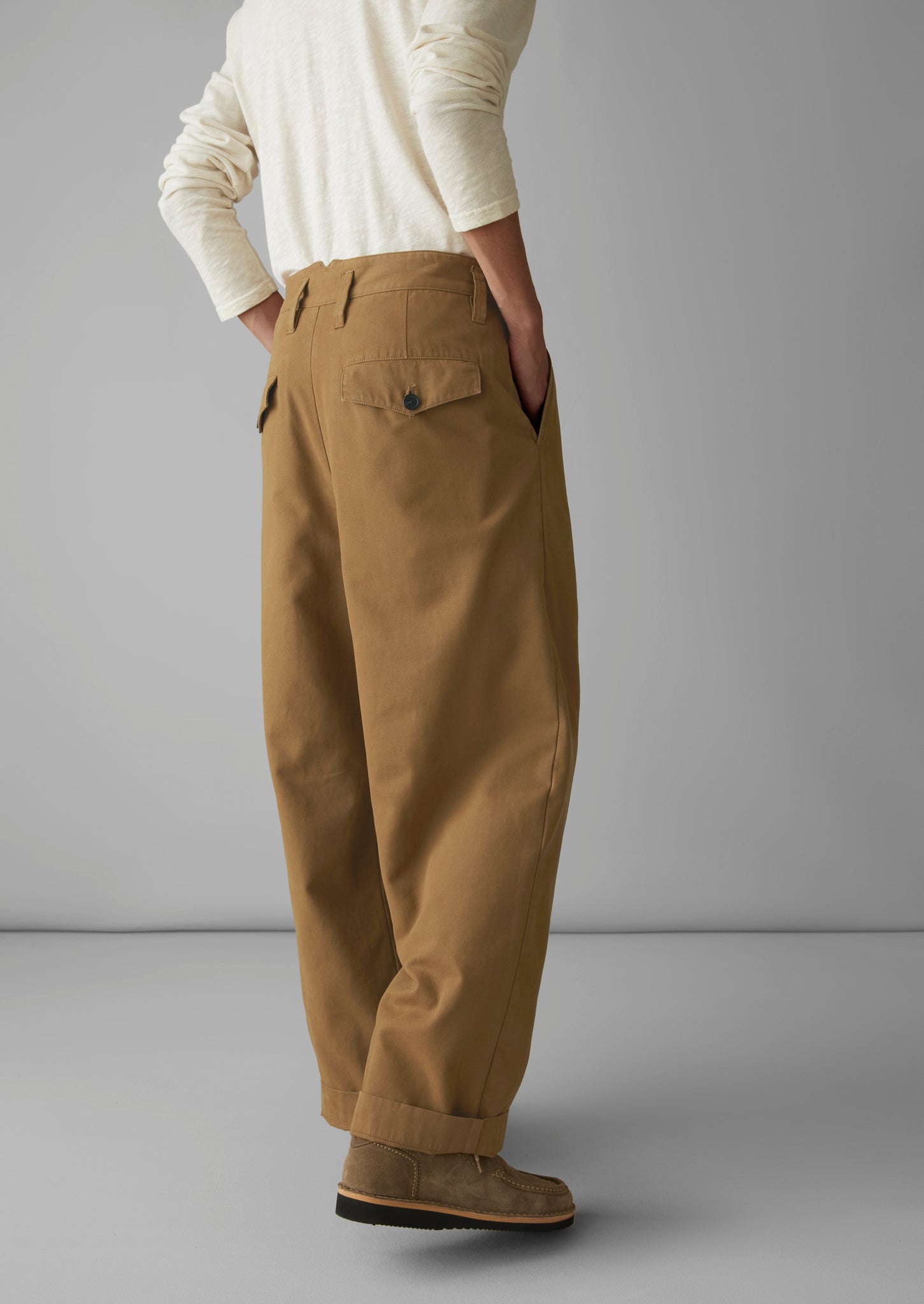 Bill Cotton Wide Leg Trousers | Acorn