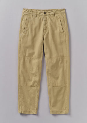 Double Cotton Canvas Trousers Dip Blue | The Webster