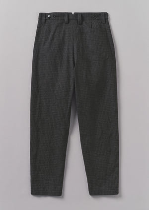 Duncan Wool Cotton Trousers | Carbon