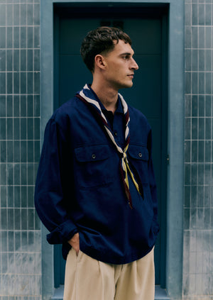 Pullover Workwear Shirt | Indigo