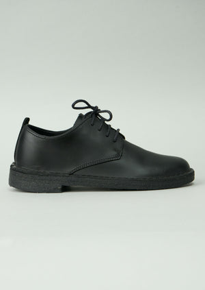 Reworn Clarks Desert London Shoes Size 4 (095) | Black