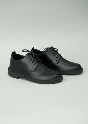 Reworn Clarks Desert London Shoes Size 4 (095) | Black